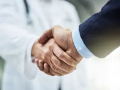 Shaking hands