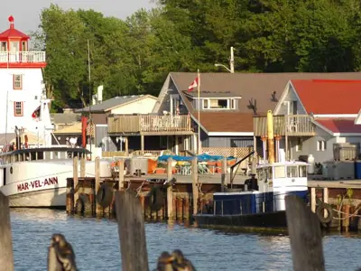 boats in the harbour